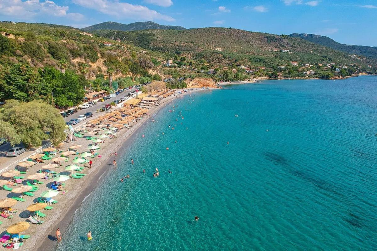 Kalamata'S Spacious Getaway-Taygetos Amazing View Bagian luar foto